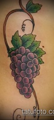 Снимка на татуировка на грозде - 20062017 - пример - 015 Tattoo grapes_