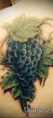 Снимка на татуировка на грозде - 20062017 - пример - 016 Tattoo grapes_