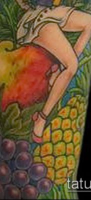 Снимка на татуировка на грозде - 20062017 - пример - 018 Tattoo grapes_