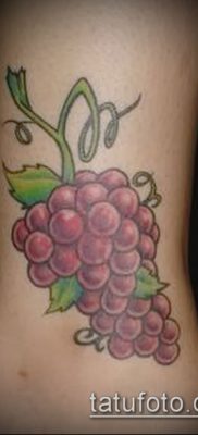 Снимка на татуировка на грозде - 20062017 - пример - 020 Tattoo grapes_