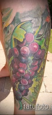 Снимка на татуировка на грозде - 20062017 - пример - 029 Tattoo grapes_