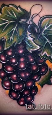 Снимка на татуировка на грозде - 20062017 - пример - 032 Tattoo grapes_