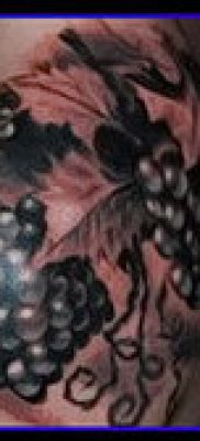 Снимка на татуировка на грозде - 20062017 - пример - 034 Tattoo grapes_