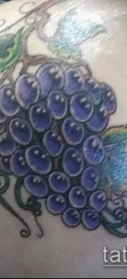 Снимка на татуировка на грозде - 20062017 - пример - 038 Tattoo grapes_