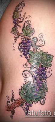 Снимка на татуировка на грозде - 20062017 - пример - 045 Tattoo grapes_