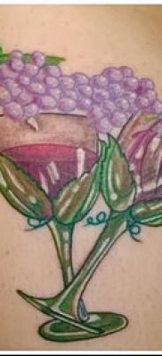 Снимка на татуировка на грозде - 20062017 - пример - 047 Tattoo grapes_