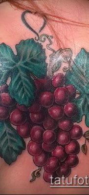 Снимка на татуировка на грозде - 20062017 - пример - 051 Tattoo grapes_