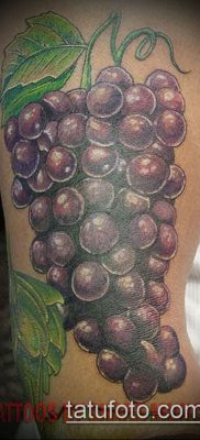Снимка на татуировка на грозде - 20062017 - пример - 057 Tattoo grapes_