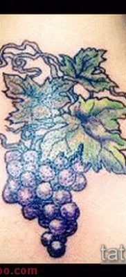 Снимка на татуировка на грозде - 20062017 - пример - 060 Tattoo grapes_