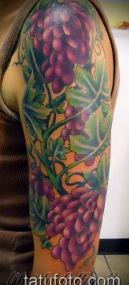 Снимка на татуировка на грозде - 20062017 - пример - 062 Tattoo grapes_