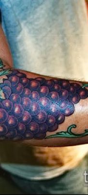 Снимка на татуировка на грозде - 20062017 - пример - 063 Tattoo grapes_