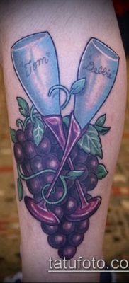 Снимка на татуировка на грозде - 20062017 - пример - 067 Tattoo grapes_