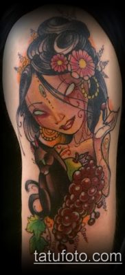 Снимка на татуировка на грозде - 20062017 - пример - 072 Tattoo grapes_