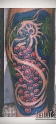 Снимка на татуировка на грозде - 20062017 - пример - 074 Tattoo grapes_