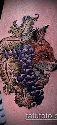 Снимка на татуировка на грозде - 20062017 - пример - 077 Tattoo grapes_