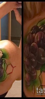 Снимка на татуировка на грозде - 20062017 - пример - 089 Tattoo grapes_