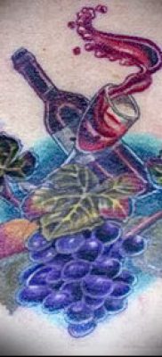 Снимка на татуировка на грозде - 20062017 - пример - 091 Tattoo grapes_