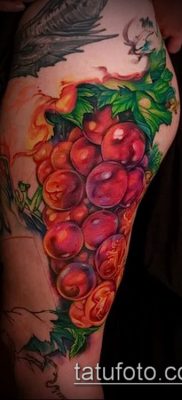 Снимка на татуировка на грозде - 20062017 - пример - 095 Tattoo grapes_