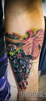 Снимка на татуировка на грозде - 20062017 - пример - 097 Tattoo grapes_
