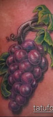 Снимка на татуировка на грозде - 20062017 - пример - 098 Tattoo grapes_