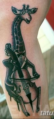 Снимка на татуировка за виолончело от 04.08.2018 №140 - татуировка виолончело -