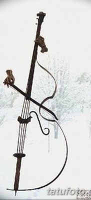 Снимка на татуировка за виолончело от 04.08.2018 №010 - татуировка виолончело -