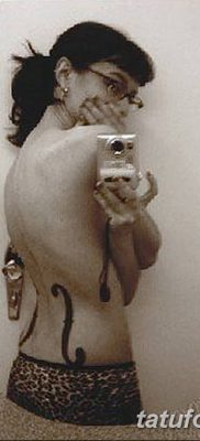 Снимка на татуировка за виолончело от 04.08.2018 №038 - татуировка виолончело -