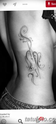 Снимка на татуировка за виолончело от 04.08.2018 №050 - татуировка виолончело -