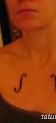 Снимка на татуировка за виолончело от 04.08.2018 №071 - татуировка виолончело -