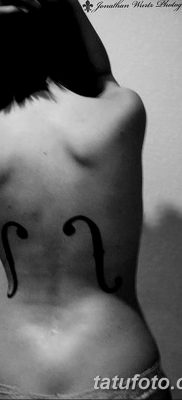 Снимка на татуировка за виолончело от 04.08.2018 №084 - татуировка виолончело -