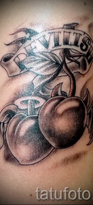 fekete cseresznye tetoválás - példák a tetoválásokra a 30012016 -os fotón 3