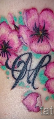 cseresznyevirág tetoválás