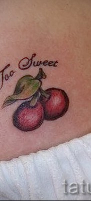 Cseresznye tetoválás az alján - példák a képen látható tetoválásokra