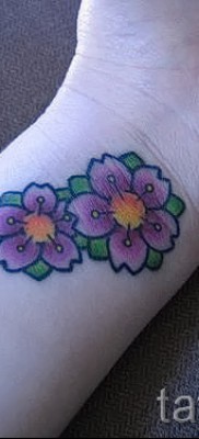 cseresznye tetoválás a csuklón - példák a tetoválásokra a 30012016 -os fotón 5