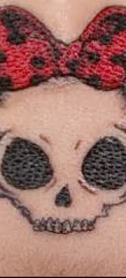 cseresznye és koponya tetoválás - példák a tetoválásokra a 30012016 -os fotón 2