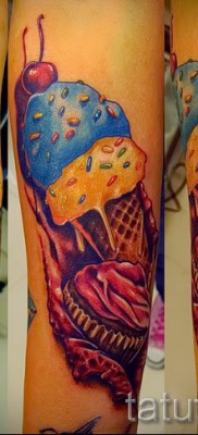 cseresznye jég tetoválás - példák a tetoválásokra a 30012016 -os fotón 1