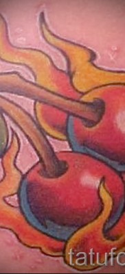 cseresznye tűzön tetoválás - példák a tetoválásokra a 30012016 -os fotón 5