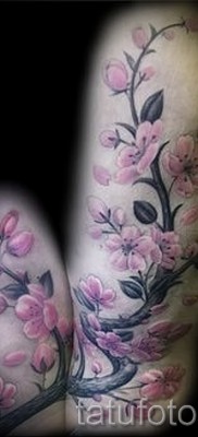 cseresznye virágtetoválással 1