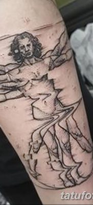 fotó tetoválás vitruvi férfi kelt 2017.12.07. №025 - vitruviai férfi tetoválás -