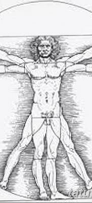 fotó tetoválás vitruvi férfi kelt 2017.12.07. №033 - vitruviai férfi tetoválás -