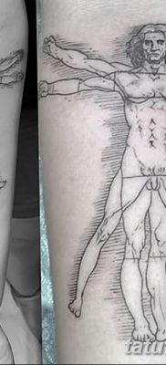 fotó tetoválás vitruvi férfi kelt 2017.12.07. №038 - vitruviai férfi tetoválás -