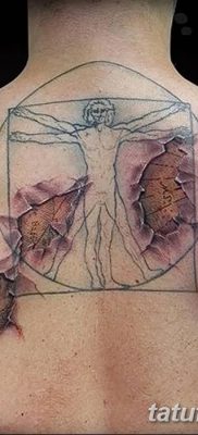 fotó tetoválás vitruviai férfi kelt 2017.12.07. №047 - vitruviai férfi tetoválás -