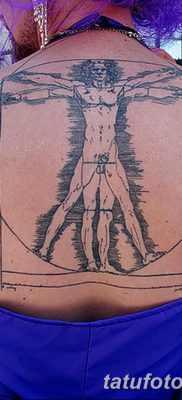 fotó tetoválás vitruvi férfi kelt 2017.12.07. №056 - vitruviai férfi tetoválás -