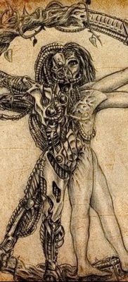 fotó tetoválás vitruvi férfi kelt 2017.12.07. №059 - vitruviai férfi tetoválás -