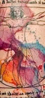 fotó tetoválás vitruvi férfi kelt 2017.12.07. №138 - vitruviai férfi tetoválás -