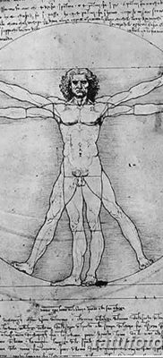 fotó tetoválás vitruvi férfi kelt 2017.12.07. №156 - vitruviai férfi tetoválás -