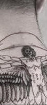 fotó tetoválás vitruvi férfi kelt 2017.12.07. №166 - vitruviai férfi tetoválás -