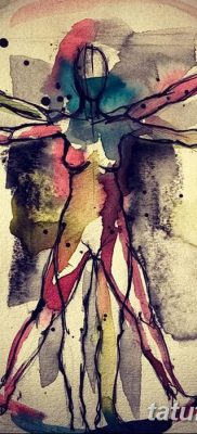 fotó tetoválás vitruvi férfi kelt 2017.12.07. №006 - vitruviai férfi tetoválás -