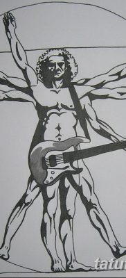 fotó tetoválás vitruvi férfi kelt 2017.12.07. №011 - vitruviai férfi tetoválás -