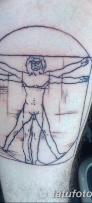 fotó tetoválás vitruvi férfi kelt 2017.12.07. №015 - vitruviai férfi tetoválás -